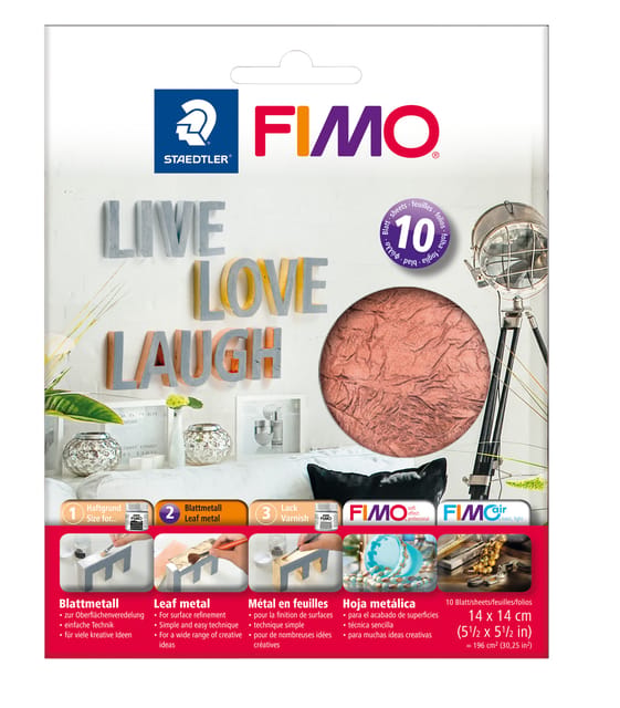 Staedtler Accessory FIMO Leaf metal copper 10
