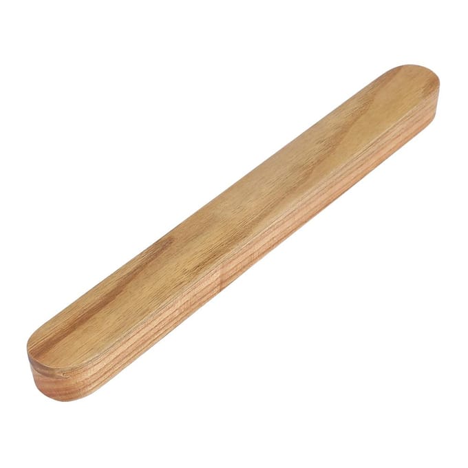Draagbare Houten Eetstokjes Uitschuifbare Eetstokjes Doos Etui Eetgerei Servies Licht Hout Kleur brown
