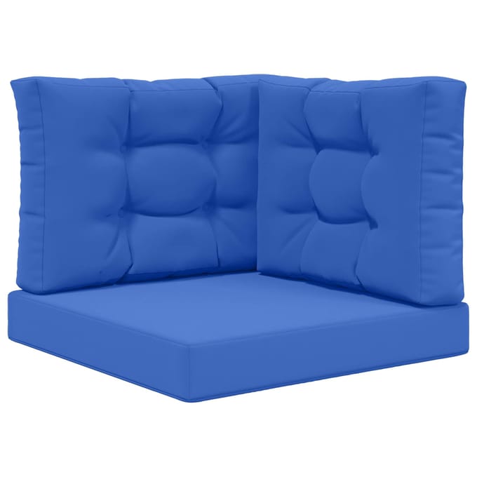 vidaXL - Buitenbankkussen - Polyester - Koninklijk - Blauw - 60 - x - 60 - cm