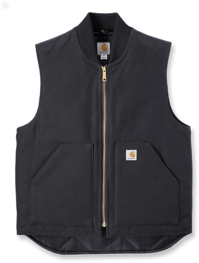 Carhartt Relaxed Fit Firm Duck Insulated Rib Collar Vest -