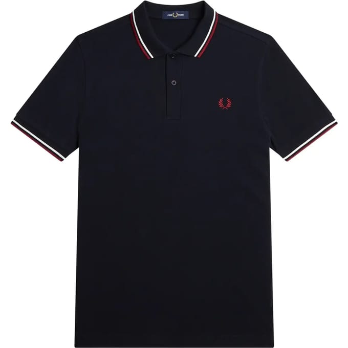 Fred Perry Polo M3600 Navy T55 - Maat S - Heren