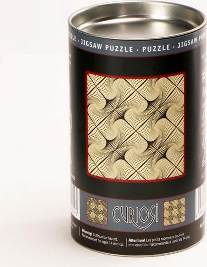 Dubbelzijdige Puzzel in hout - Q-Glitter - 123 stukjes