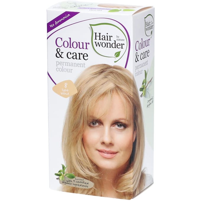 Hairwonder Haarkleuring Color & Care Lichtblond 8 1 Crème