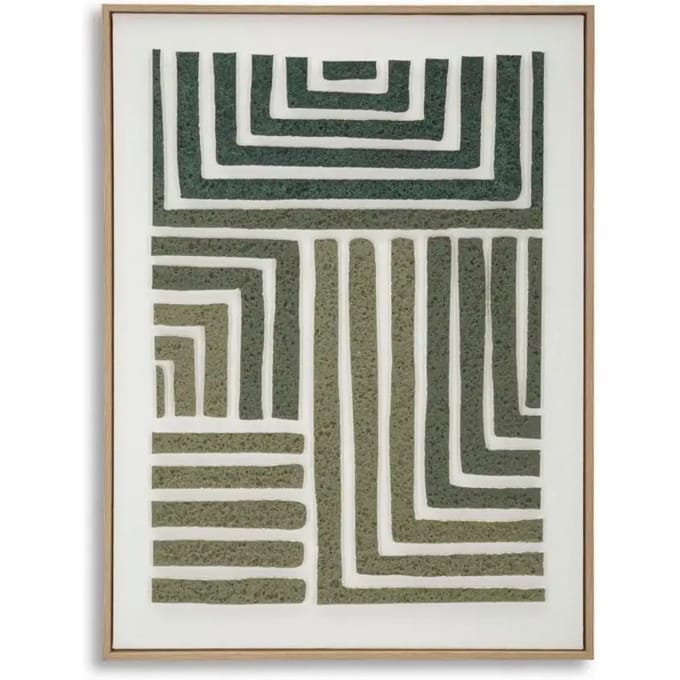 Muurdecoratie schilderij op canvas met lijst Mauro Ferretti 3D B