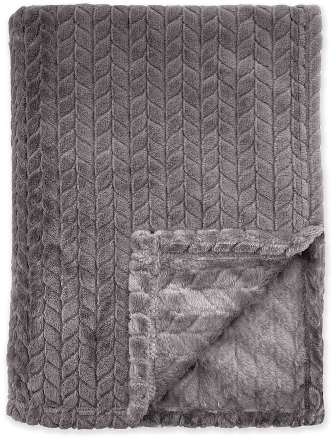 Byrklund Plaid Twill Touch - 150x200 - 100% Polyester - Antraciet
