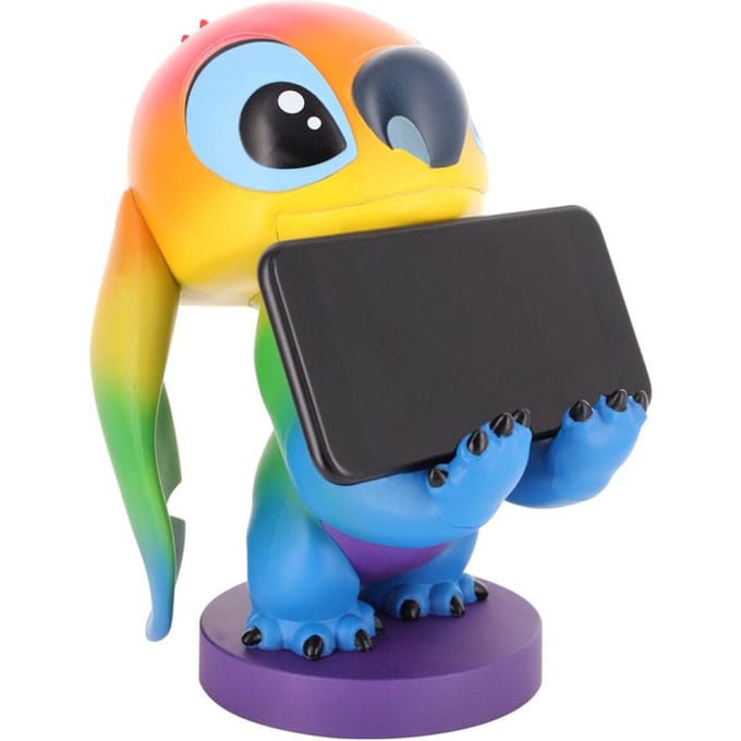 Cable Guys Lilo & Stitch: Rainbow Stitch Original Controller and Phone Holder 21.5cm - Miscellaneous Accessoires voor spelconsole