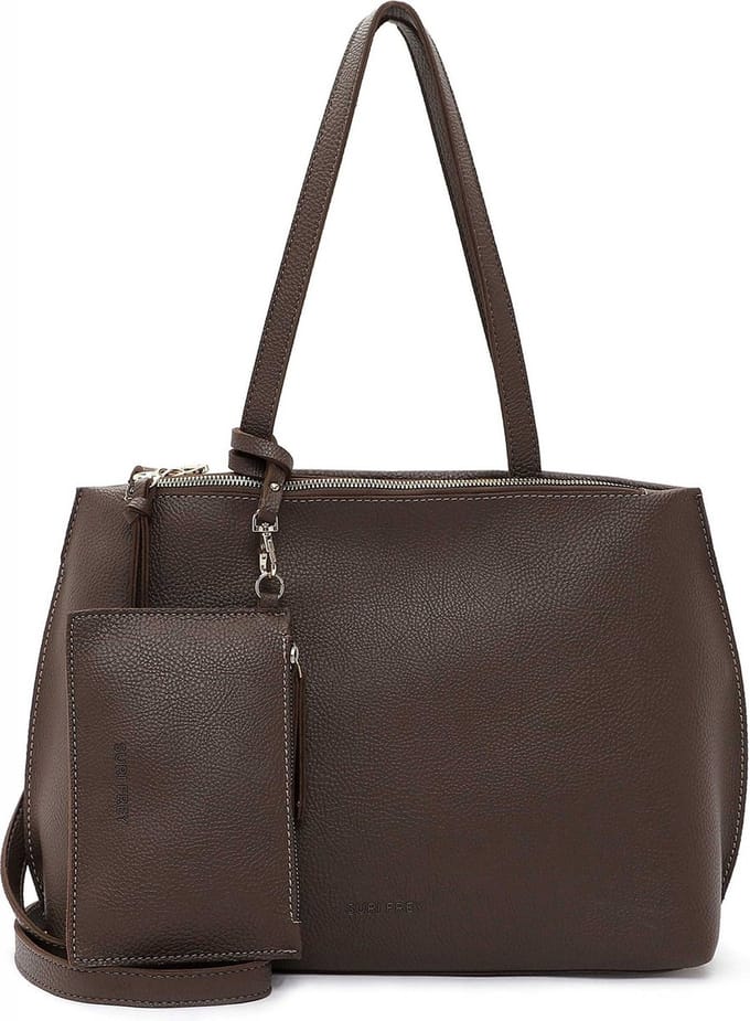 SURI FREY Schoudertas Orry Hobo Bag Mud Bruine