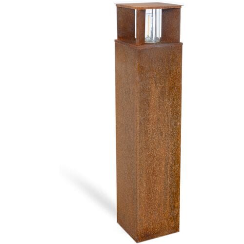 KS Verlichting - Marina 70 - tuinlamp - cortenstaal - E27 - vierkant - modern - corten