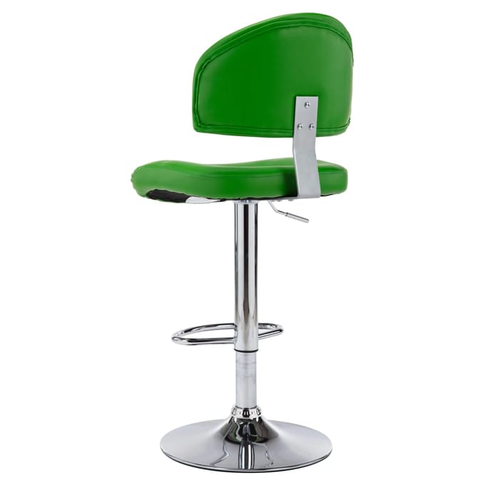 vidaXL - Barkruk - kunstleer - groen