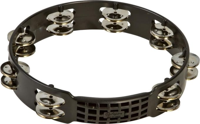 Latin Percussion LPA190 Aspire Plastic Tambourine Black handpercussie