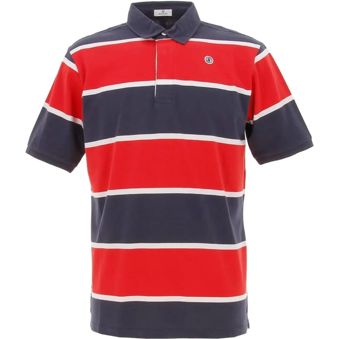 Gestreept poloshirt Serge Blanco