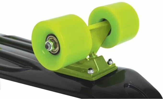 SCHILDKROT - Retro Native Zwart Skateboard - 56 x 14 - Zwart