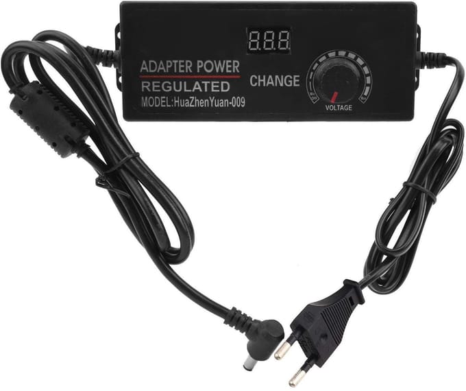 Allecto - Voedingsadapter - Gereguleerde Adapter - Hoog Rendement - EU Plug - Instelbare Spanning - Voor Diverse Apparaten - 3-12V 10A