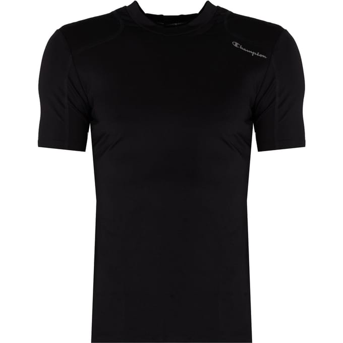 Champion T-Shirt Tech Quick-Dry Mannen zwart