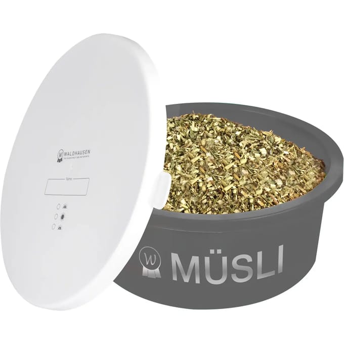 Waldhausen Muesli Schaal 5 l - Voerbewaarbak - Grijs