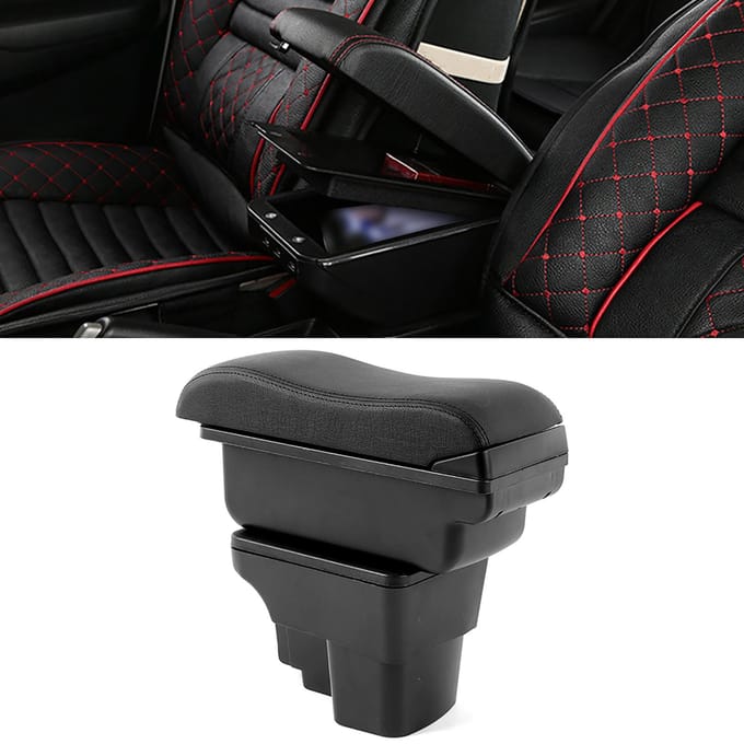 Centrale Console Armleuning Organizer Doos Container Vervanging Past voor Kia Rio 3 20122016 black