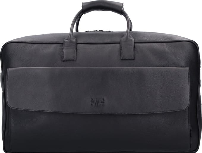Buckle & Seam Canary Weekender reistas Leder 48 cm - black