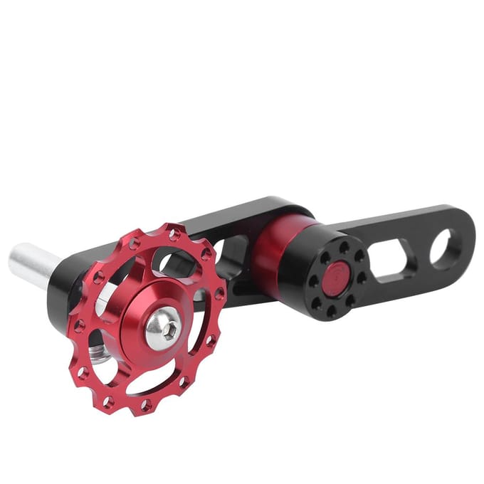 ZTTO Kettingspanner Stabilisator Achterderailleur Single Speed Versteller Accessoire voor Vouwfiets black