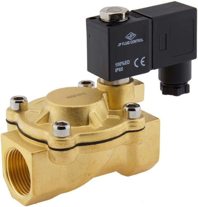 Magneetventiel CM-IA 3/4'' compact messing EPDM 0.5-12bar 12V DC - CM-IA034B200E-012DC