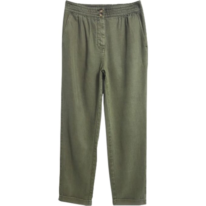 White Stuff Amelie Tapered Trouser Mid Green Größe: 6 REGULAR | Straight Jeans Outlet | Damen | Grün