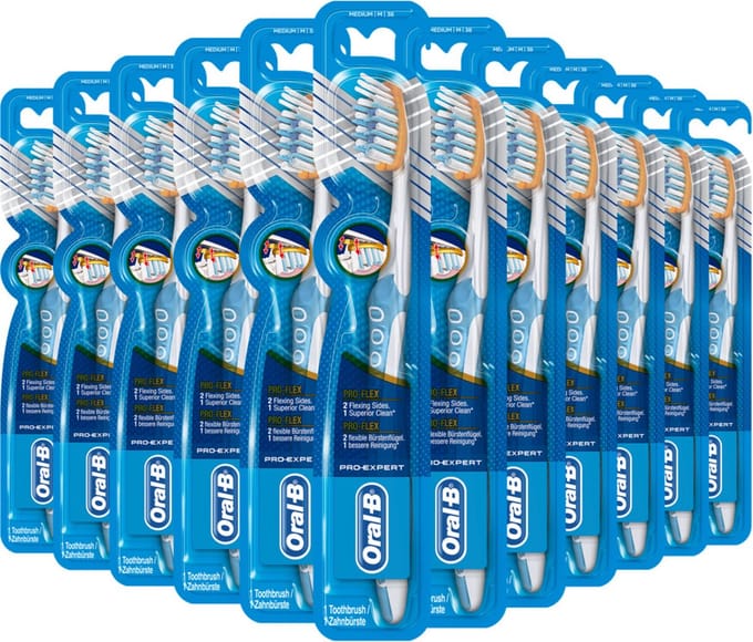 12x Oral-B Tandenborstel Pro-Expert Premium Pro-Flex Medium