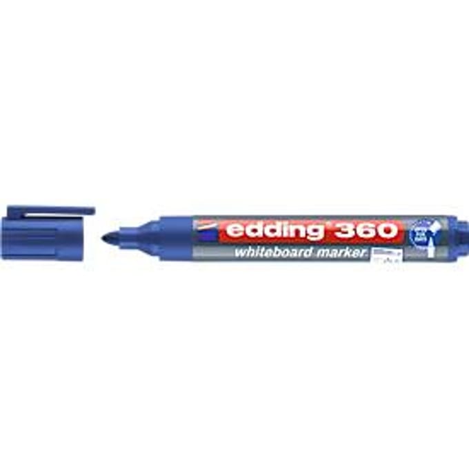 Whiteboardmarker edding 360 rond 1.5-3mm blauw | 10 stuks