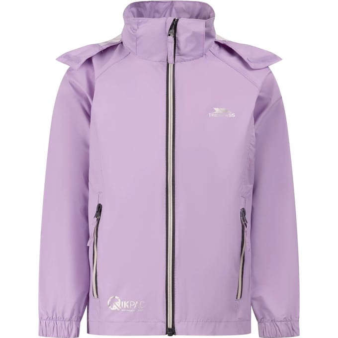 Trespass Kinderen/Kinderen Qikpac X Unisex Packaway Jacket (Gelsomino)