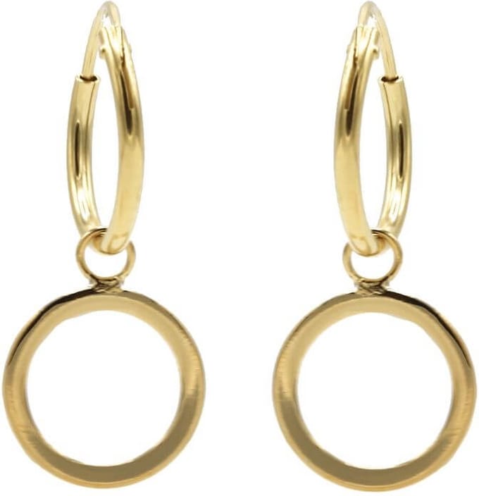 Karma Oorringen Hoops Open Circle Goud