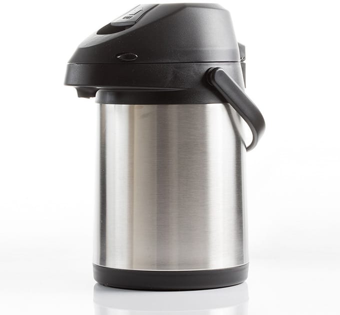 Kadirelli Thermoskan met Pomp - 3 Liter - Thermosfles
