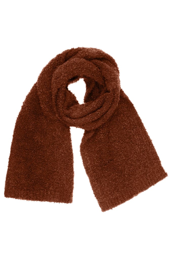 EsQualo Scarf Boucle Knit Brown Größe: OS | Schals Outlet | Damen | Braun