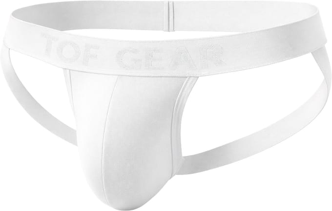 TOF Paris Access Jockstrap White - MAAT XL - Heren Ondergoed - Jockstrap voor Man - Mannen Jock