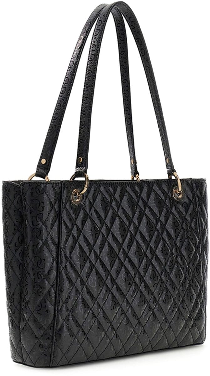 Guess Isemay Medium Schoudertas Dames - Imitatieleer - Zwart