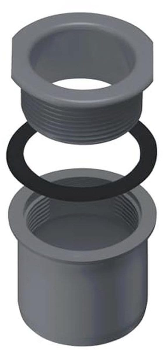 Schroefverbindingsgoot voor regenpijp 83/75mm antraciet