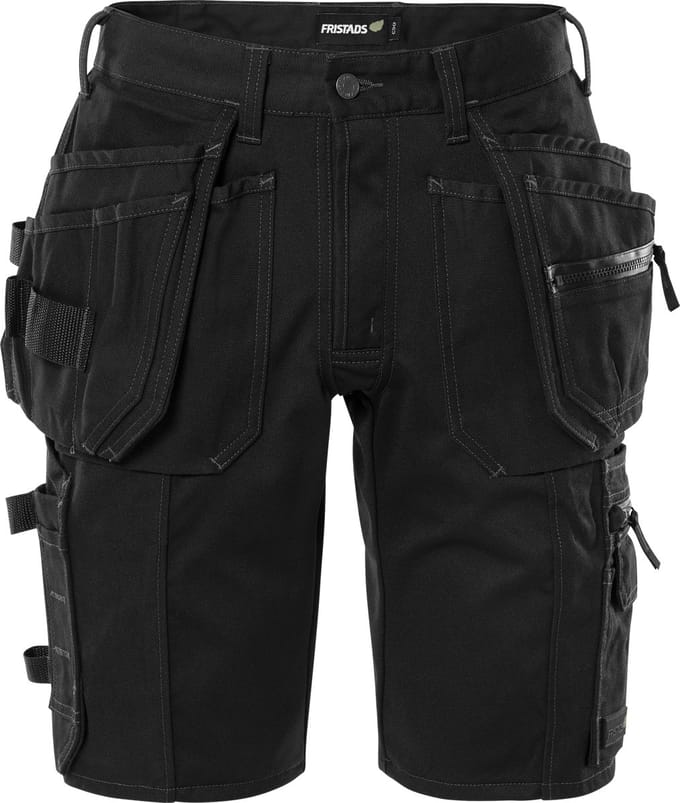 Fristads Korte stretchbroek 2532 GCYD - Zwart - C50