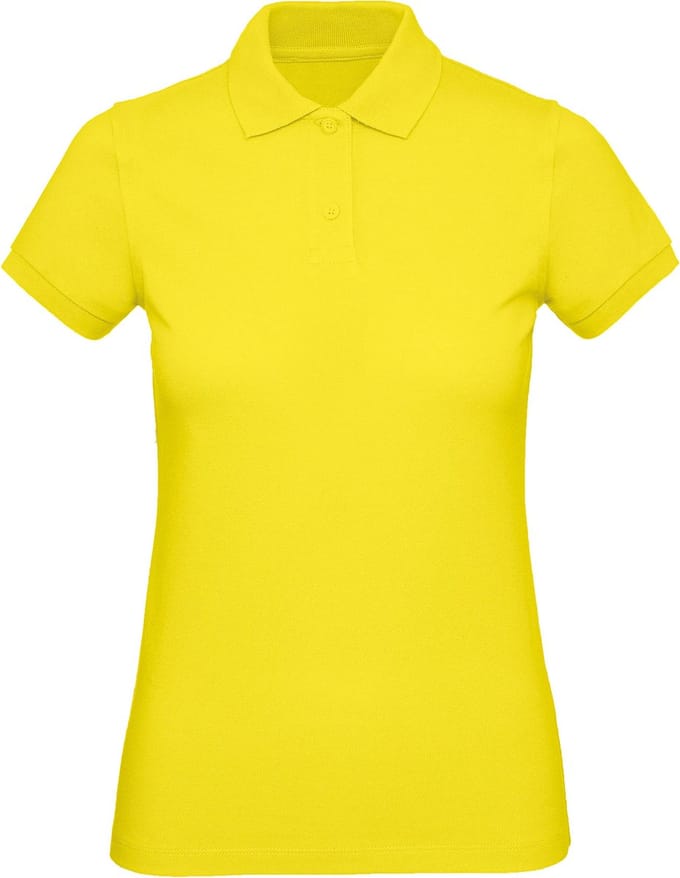 B&C Ladies' organic polo shirt CGPW440 - Solar Yellow - S