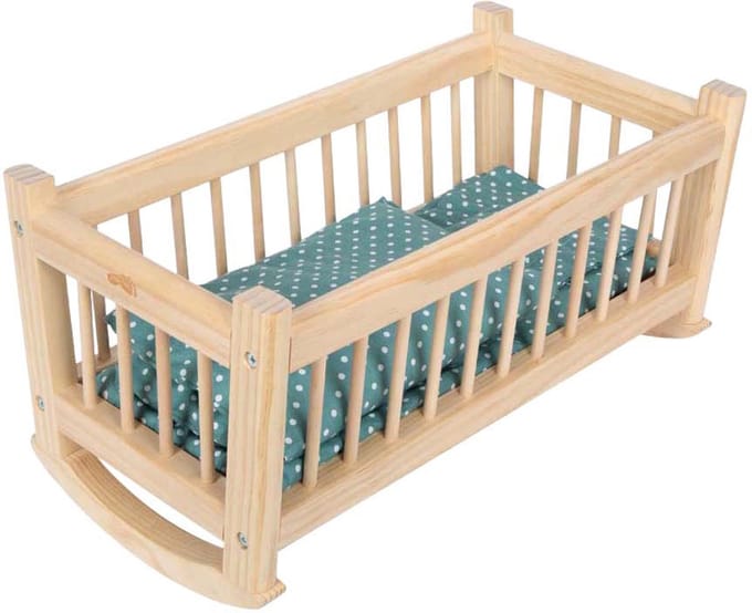 Small Foot - Wooden Doll Cradle