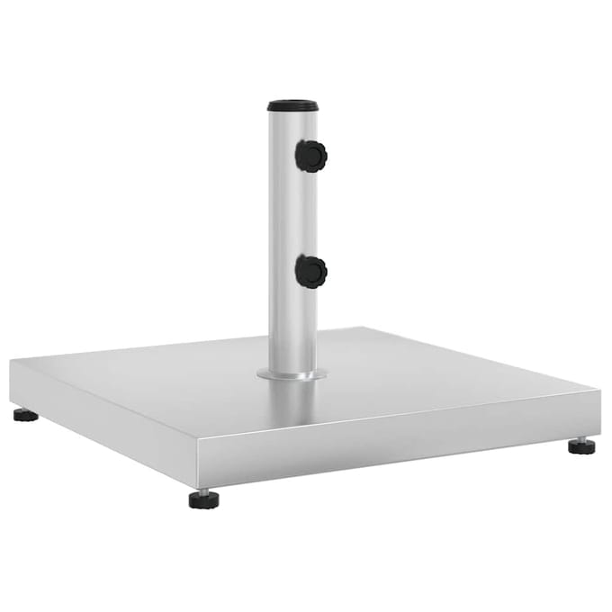vidaXL - Parasolvoet - voor - stokken - van - Ø32/38/48 - mm - 28 - kg - vierkant