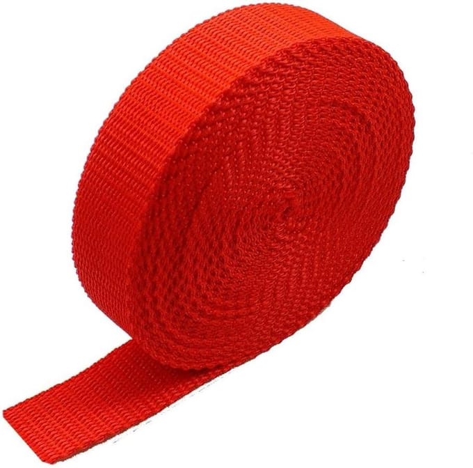Robuuste Band - Draagtas Band - Bagage Vastzetten - Scheurvast Polypropyleen - 5 Meter - Rood