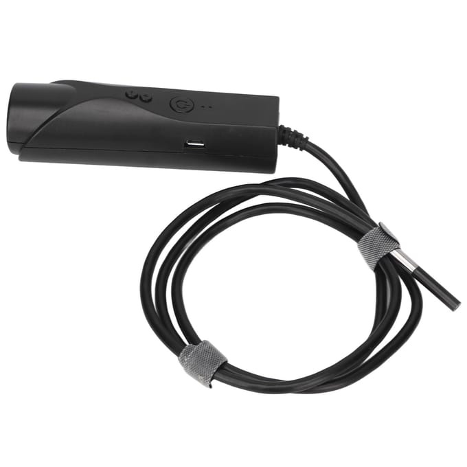 Endoscope sans fil double objectif HD 1080P IP67 étanche WiFi Borescope avec 6 LED pour Air 1m / 3.3ft black