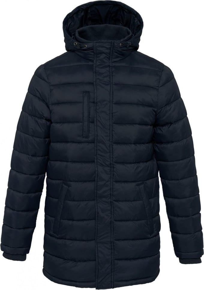 Kariban Lichte herenparka met capuchon K6128 - Navy - S