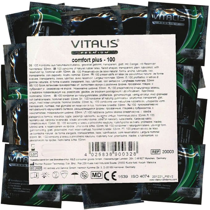 Vitalis comfort plus, 100-pack Condooms, 100 stuks