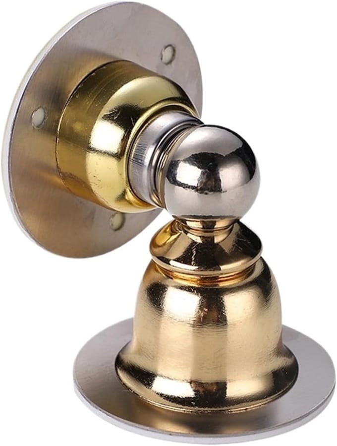 Deurstopper - Deurhouder - Houdt Deuren Open - Magnetisch Bevestigd - 1 Stuk - Goud