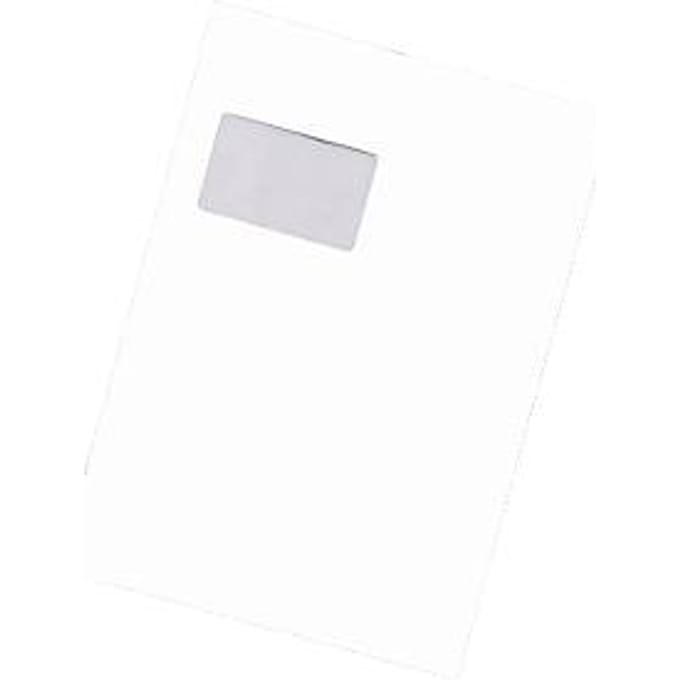Schäfer Shop Genius Verzendenveloppen, venster, klevend, 90 g/m², C5, 500 stuks, offset wit