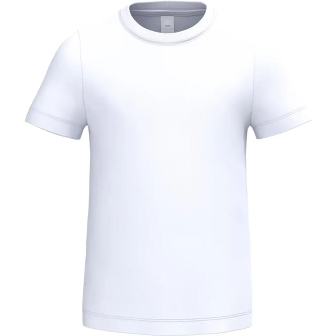iDeal Basic Brand iDeal190 kinder T-shirt IB322 - Ideal White - 4/6 ans