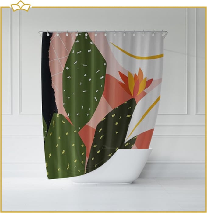 ATTREZZO® Douchegordijn Siem - 150x180 cm