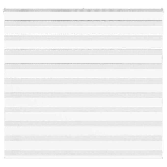 vidaXL - Zebra - Blind - 155x100 - cm - stofbreedte - 150,9 - cm - polyester - wit