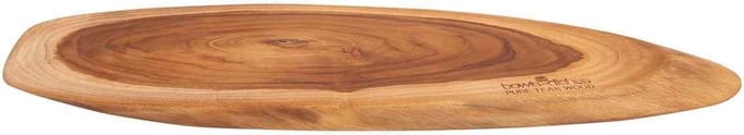Pure Teak Wood Borrelplank +/- 55 cm - Cadeau tip!