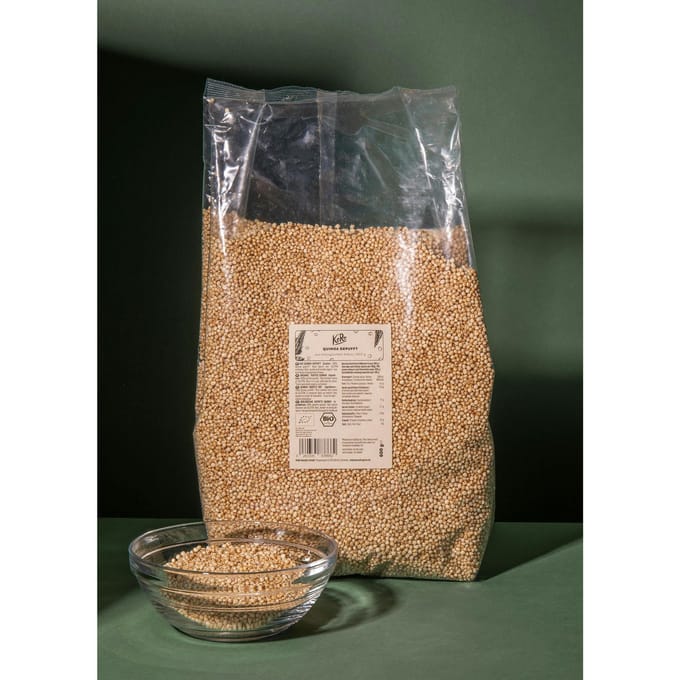 Bio gepofte quinoa 600 g