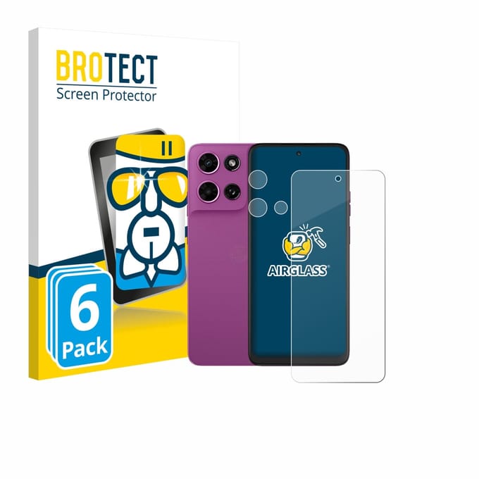 Screenprotector 6 Stuks voor Motorola Moto G Play 2026 (Voor+Camera) Beschermglas transparant