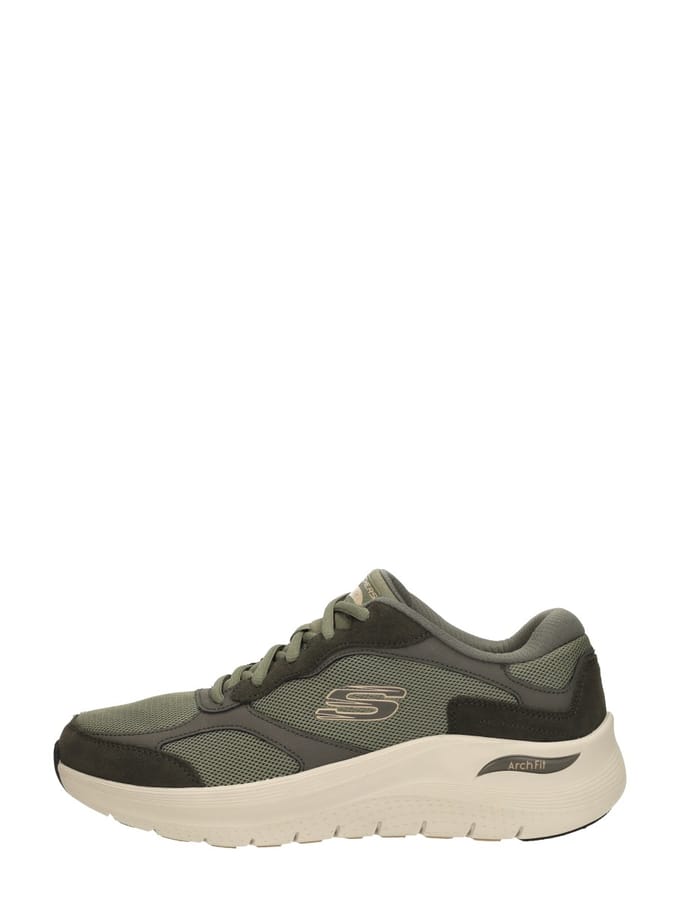 Skechers Arch Fit 2.0 - The Keep - Heren Sneakers - Olijfgroen